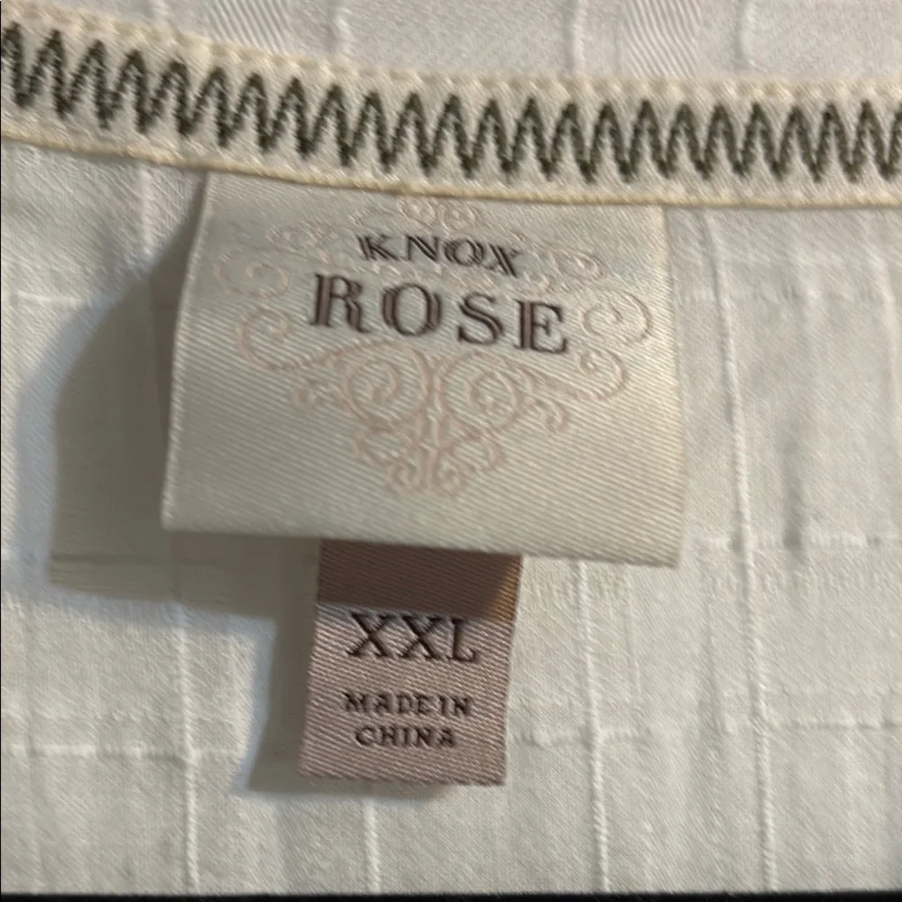 Knox Rose White Boho Tunic Dress - Picture 5 of 10